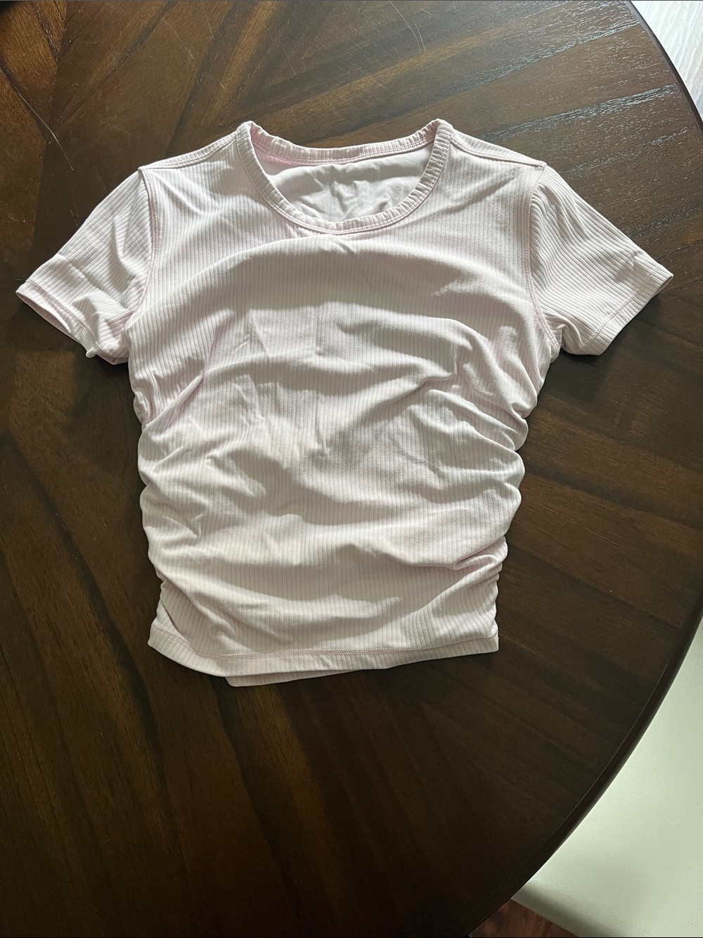 Lululemon Rouched Baby Tee